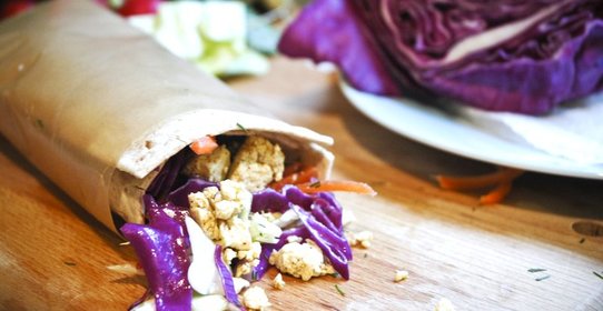 Рулет из лаваша с морковью