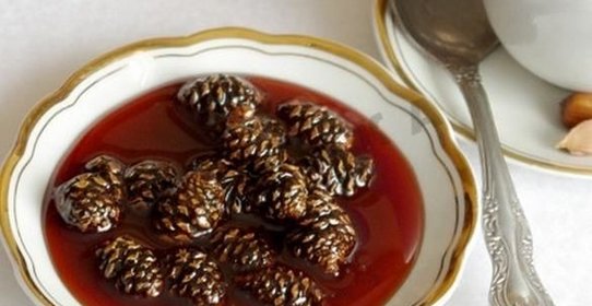 Варенье из шишек сосны