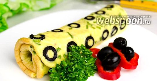 Омлет с маслинами в духовке