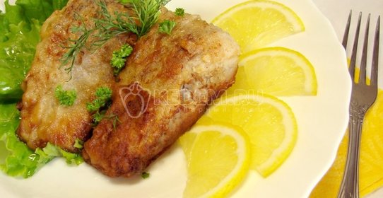 Жареная щука