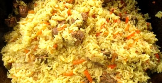 Плов из баранины на костре