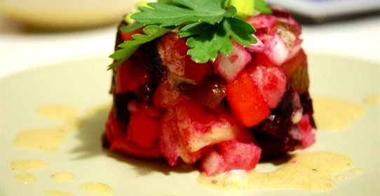 Винегрет с дижонской горчицей