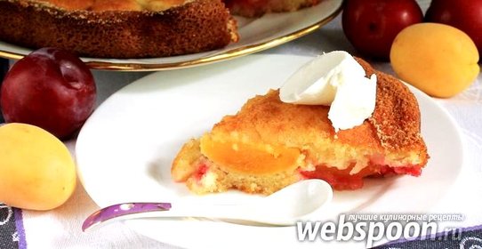 Быстрый фруктовый пирог