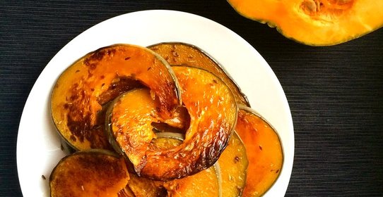 Печеная тыква с пряностями