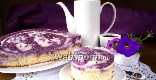 Черничный торт