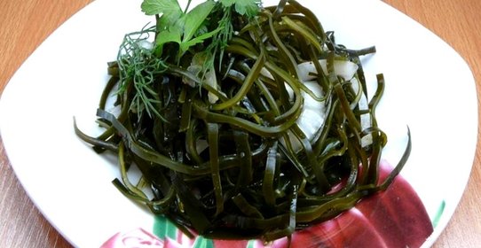 Морская капуста в кунжутном масле