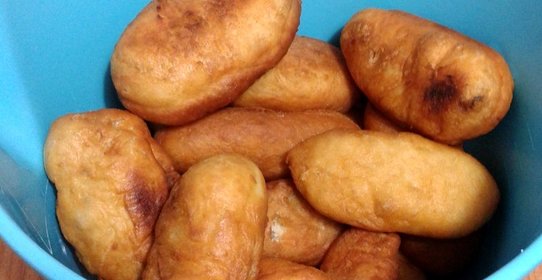 Пирожки с рисом и фаршем и с картошкой