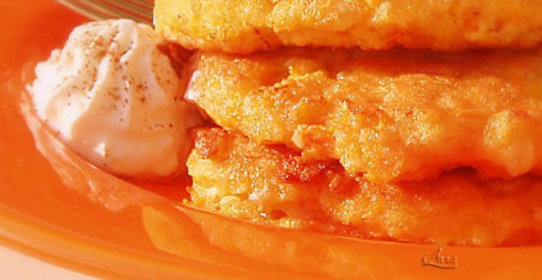 Овсяные оладьи с морковью