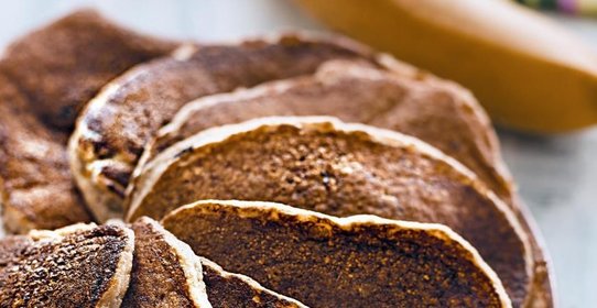 Банановые оладьи с геркулесом