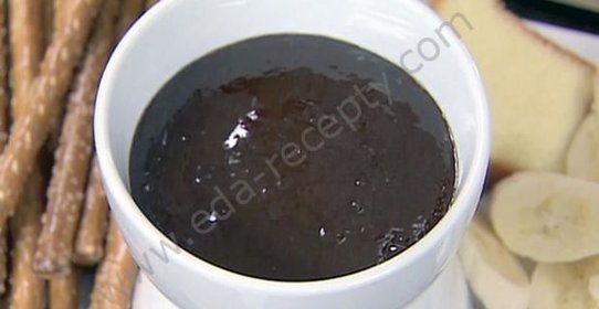 Шоколадно-апельсиновое фондю