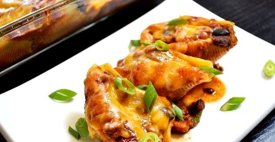 Запеченные фаршированные ракушки