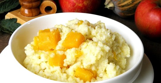 Каша из тыквы в мультиварке с пшеном