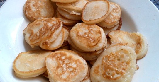 Пышные оладьи на кефире