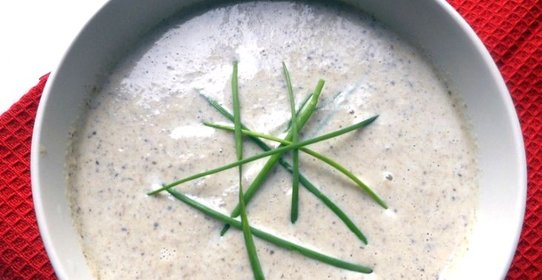 Грибной суп из шампиньонов с картофелем