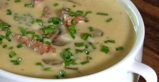 Грибной суп со сливками