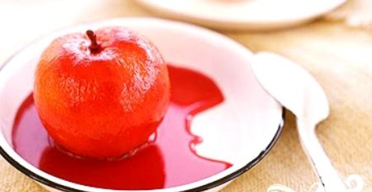 Нектарины с ромашковым сиропом