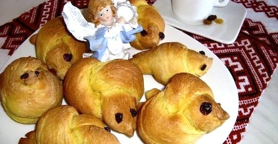 Дрожжевые постные булочки «Жаворонки»