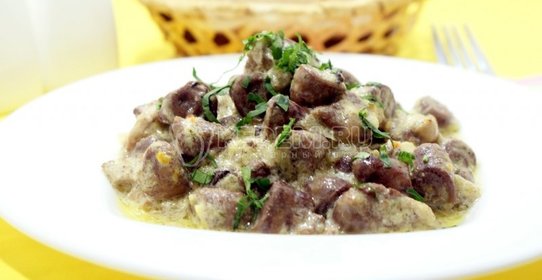 Сердечки куриные в мультиварке