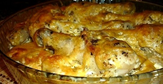 Куриные ножки с картофелем