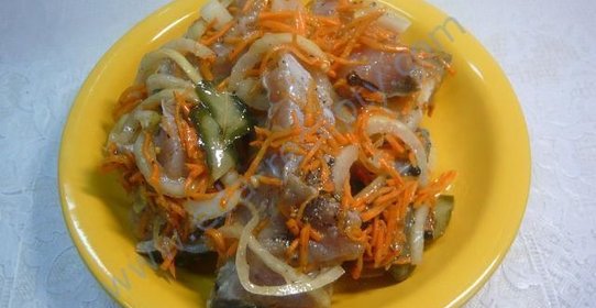 Рыбка маринованная