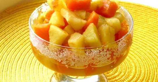 Тыква с яблоками