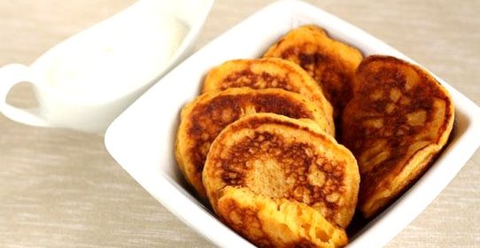 Морковные оладьи