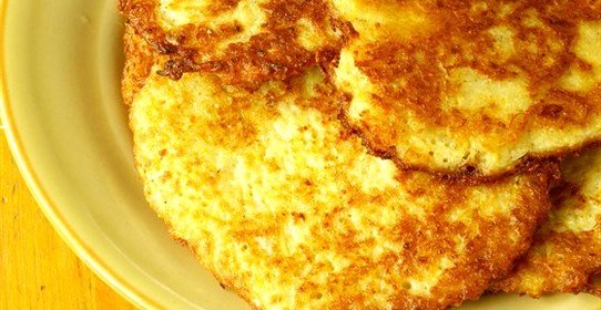 Оладьи из картофельного пюре с курицей