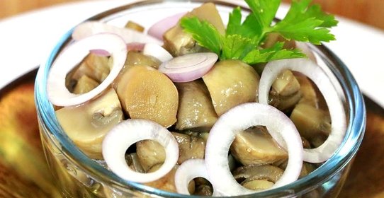 Быстрое маринование шампиньонов