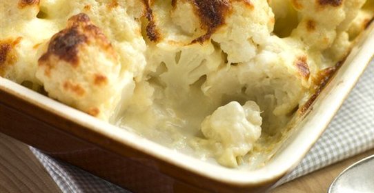 Цветная капуста с соусом бешамель