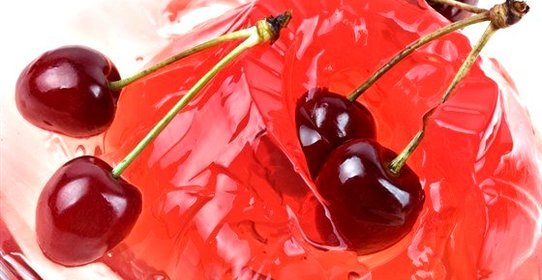 Желе с красным вином