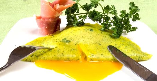 Блинчики со шпинатом по-липецки