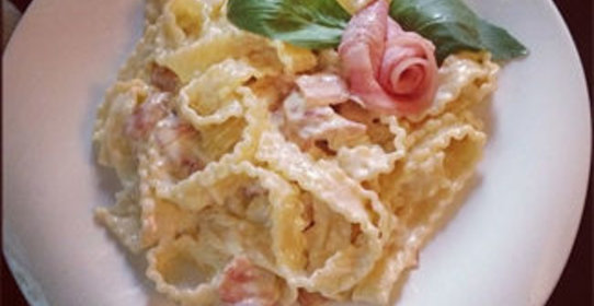 Карбонара с коньяком