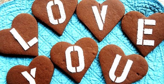 Печенье на день влюбленных