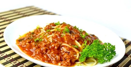 Спагетти с мясом