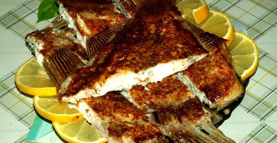 Камбала в фольге