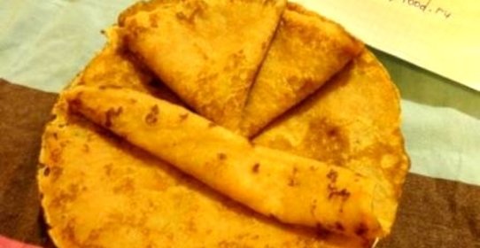 Морковные блины с корицей