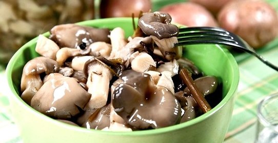 Маринованные вешенки