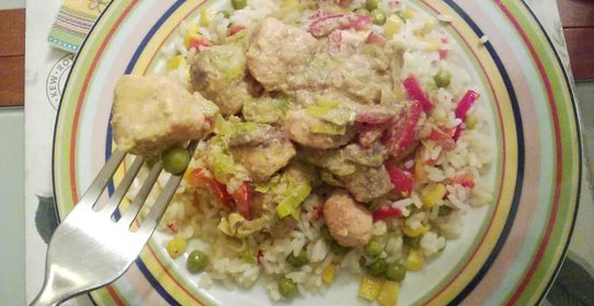 Рыба в соусе карри