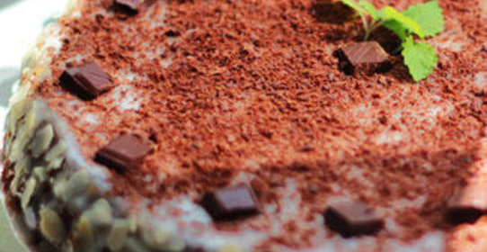 Торт с черникой