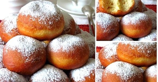 Лимонно-ванильные пончики