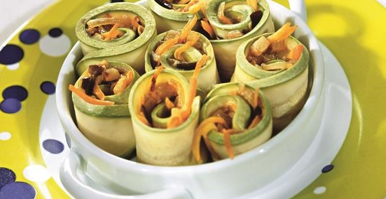 Рулеты из кабачков