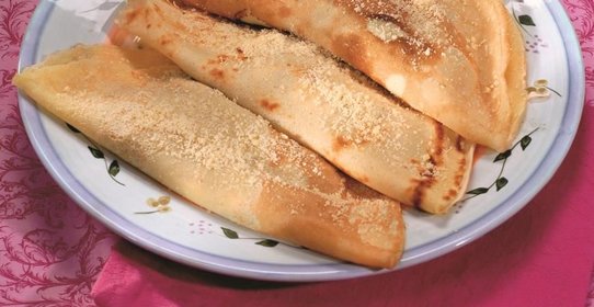 Блины с грибами