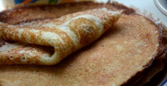 Блинчики с банановым припеком