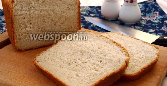 Хлеб на сыворотке с овсяными хлопьями и смальцем в хлебопечке