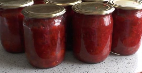 Заправка для борща на зиму с капустой