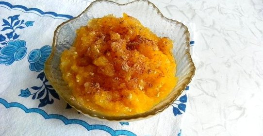 Тыквенно - яблочная каша