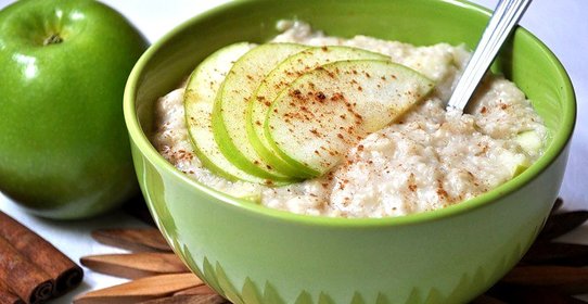 Каша корично-яблочная
