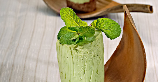 Мятно-творожные пирожные