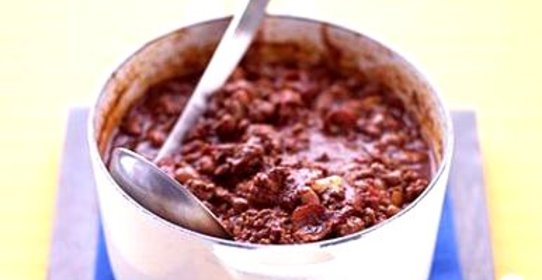 Индейка с бобами и чили