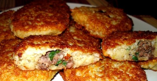 Драники с мясом